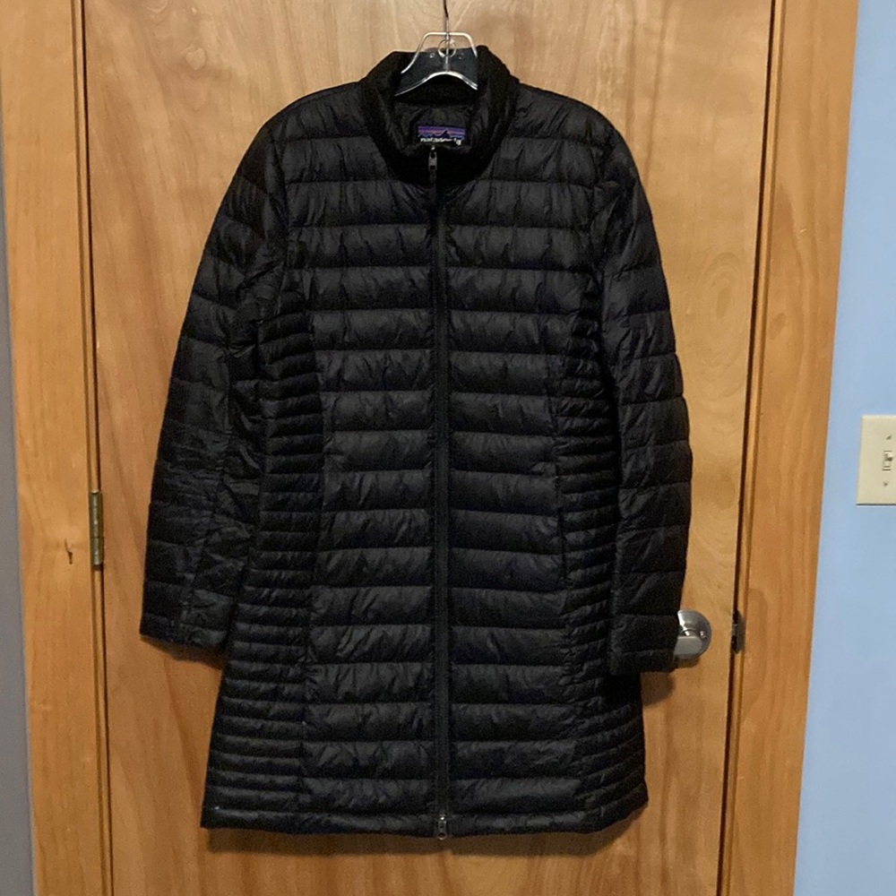 Patagonia Black Long Down Puffer Jacket